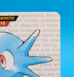 Pokemon Card Japanese - Horsea No. 116 - Bandai Carddass - Green - Image 2