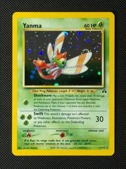 Pokemon Cards Yanma 36/75 Holo Neo Discovery Rare NM - Image 1