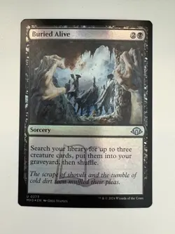 Buried Alive Foil MTG Magic the Gathering Card NM Near Mint MH3 - Image 1
