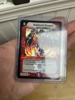 P Duel Masters TCG Bolshack Dragon 69/110 Card - Image 2
