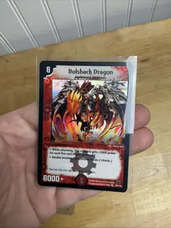 P Duel Masters TCG Bolshack Dragon 69/110 Card - Image 5