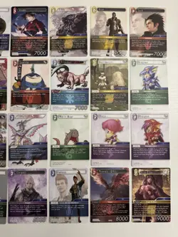 Final Fantasy TCG Gunslinger Of The Abyss Mixed Lot 24 Cards No Dupes No Holos - Image 5