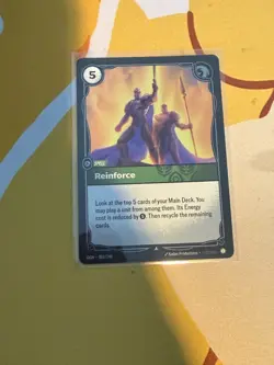 Riftbound - Reinforce - 062/298 Origins League of Legends Card Game Calm Foil - Image 1