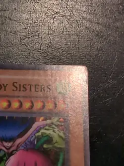 Yu-Gi-Oh! SUPER RARE CARD HARPIE LADY SISTERS MRD-009 1996 VINTAGE PRINT LP - Image 3