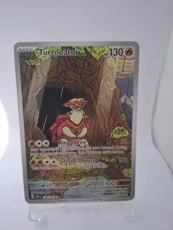 Turtonator - 146/142 - Illustration Rare - Stellar Crown - Pokemon Card TCG - Image 1