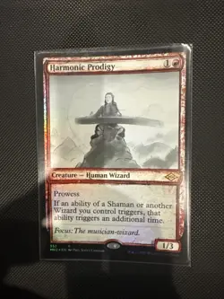 Magic The Gathering Harmonic Prodigy (Showcase) Modern Horizons 2 Foil Lp Mtg - Image 1