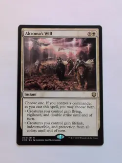 Akroma's Will Commander Legends Regular - Image 1