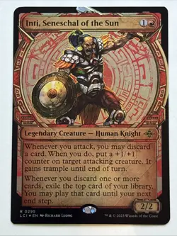MTG Lost Caverns of Ixalan Inti, Seneschal of the Sun Showcase Foil 0295 NM Rare - Image 1