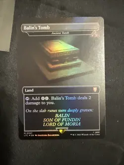 1x Balin's Tomb (Ancient Tomb) Borderless - Foil NM-Mint, English - Image 1