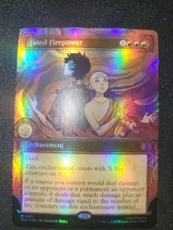 MTG Fated Firepower FOIL Showcase NM/M Avatar: The Last Airbender - Image 1