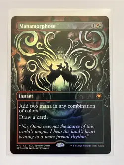 Manamorphose (Borderless) FOIL Mythic NM #0142 Special Guests MTG ENG NM - Image 1