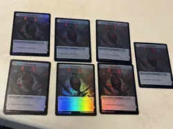 7 x mtg foil token Incubator // Phyrexian, 016/016, March of the Machines - Image 2