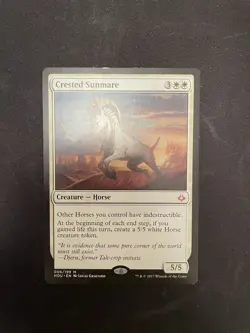 Crested Sunmare Hour of Devastation Regular MTG MP - Image 1