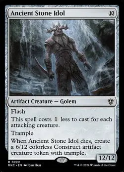 NM Ancient Stone Idol, MTG, Murders at Karlov Manor, Magic the Gathering, 222 - Image 1