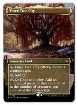 Three Tree City (Borderless) (0339) 339 Bloomburrow NM - Image 1