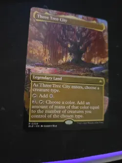 x1x Three Tree City (Borderless) (0339) Bloomburrow MTG - Image 2