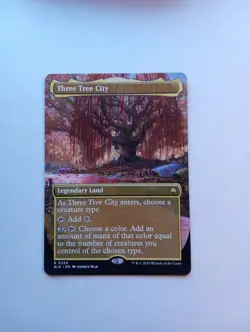 Three Tree City (Borderless) (0339) Bloomburrow Regular - Image 1