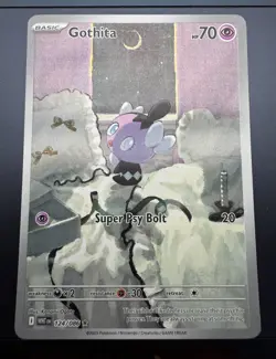 Gothita 124/086 White Flare Illustration Rare Pokemon Card - NM - Image 1