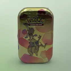 NEW Pokemon TCG Scarlet & Violet 151 Mini Tin ALAKAZAM HITMONLEE Factory Sealed - Image 3