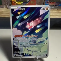 Pokemon TCG Minior Card 201/182 Paradox Rift Holo Illustration Rare NM Condition - Image 1