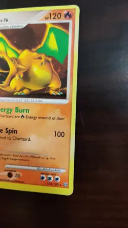 Charizard 103/100 Stormfront Secret Rare Holo Pokemon Card 2008 D&P NM Authentic - Image 3