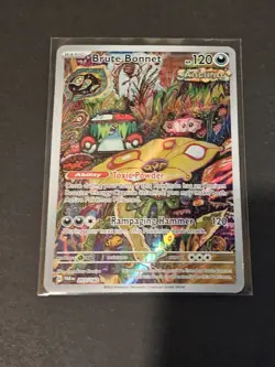 Brute Bonnet 207/182 Sv04: Paradox Rift Holo Illustration Rare Pokemon - Image 2