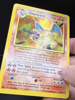 Pokemon TCG Base Set Charizard 4/102 Holo - Image 5