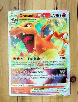 Carte Pokemon Dracaufeu VStar 018/172 - EB09 Stars Etincelantes FR Neuf - Image 1