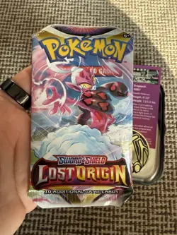 NEW Sealed Pokemon TCG C23 Galar Power Mini Tin 2 Booster Packs Lost & Astral 820650807404 - Image 4