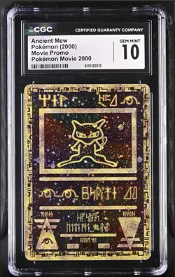 2000 Pokemon TCG: Ancient Mew (2000) - Movie Promo Holo CGC GEM MINT 10 - Image 1