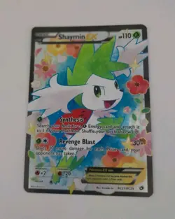 Pokemon Shaymin EX Full Art RC21/RC25 Legendary Treasures Holo - Image 2