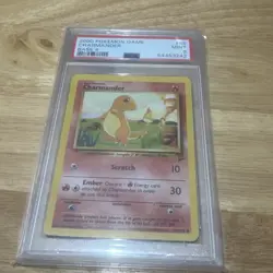 Pokemon PSA 9 CHARMANDER 69/130 - BASE SET 2 - COMMON NON HOLO - MINT - Image 1