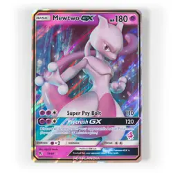 Pokemon - Mewtwo GX - 31/68 - Battle Academy Stamped - Hidden Fates - Half Art - Image 1