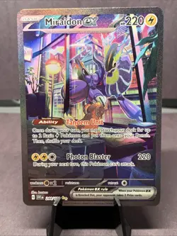 Pokemon TCG Miraidon EX 244/198 SV1: Base Set Special Illustration Rare Full Art - Image 1