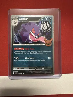 2024 Pokemon Trick Or Trade Gengar 057/091 (Cosmos Holo) - Image 1