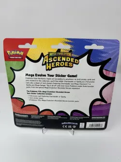 Pokemon Ascended Heroes Tech 2 Sticker Collection In Hand Charmander/Gastly Prom - Image 4