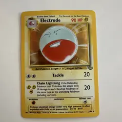 Pokemon TCG Electrode Jungle 2/64 Holo Unlimited Holo Rare - Image 1