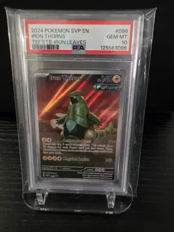 PSA 10 2024 POKEMON PROMO | TEMPORAL FORCES ETB IRON THORNS 098 - Image 1
