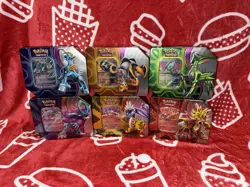 ✨ Pokemon TCG Paradox Destinies Bundle 🔥 6 Unique Tins Sealed New! Legendary! - Image 1