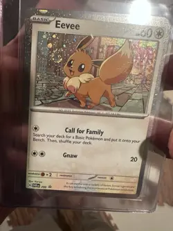 Pokemon Destined Rivals - Eevee SVP 200 Blister Promo SICK SWIRL - Image 1