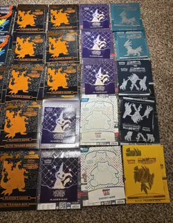 Pokemon TCG Player's Guide Lot of 35 SM & SWSH ETB Booklets & More - Image 1