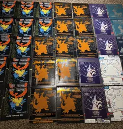Pokemon TCG Player's Guide Lot of 35 SM & SWSH ETB Booklets & More - Image 4