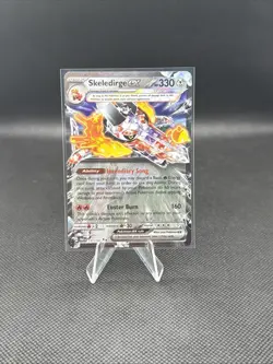 Skeledirge ex 137/182 Pokemon TCG Paradox Rift Double Rare NM Tera Holo - Image 1