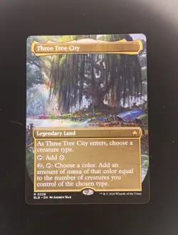 Three Tree City (Borderless) (0338) Bloomburrow Regular - Image 1