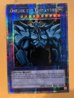 2010 Yu-Gi-Oh Obelisk The Tormentor Quarter Century Secret Rare #LC01-EN001 - Image 1