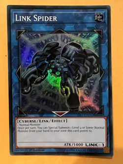 Yu-Gi-Oh! TCG Link Spider YS17-EN043 1st Edition Super Rare - NM - Image 1