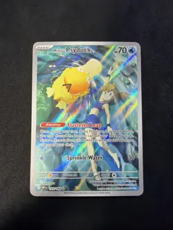 Misty's Psyduck Holo Illustration Rare Card 193/182 Sv10: Destined Rivals - Image 2