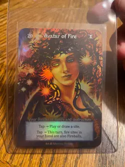 Sorcery Contested Realm Avatar of Fire Foil Alpha - Image 1