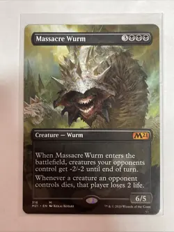 Massacre Wurm (Alternate Art) Core Set 2021 #316 Mythic - Image 1