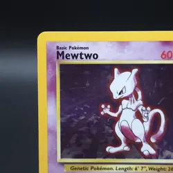 Mewtwo - 010/102 Holo Rare Base Set Unlimited- NM Pokemon TCG - Image 3